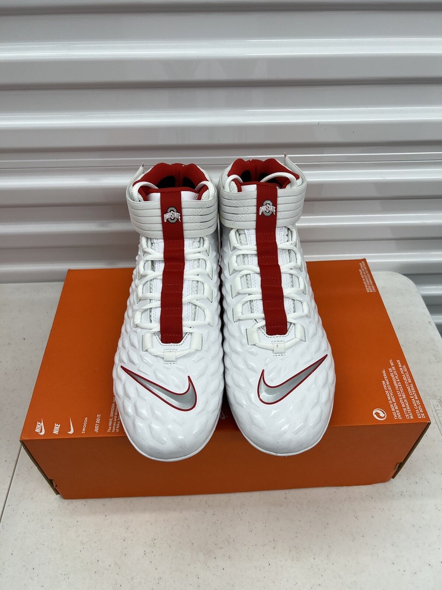 Nike Force Savage Pro 2 Mid Ohio State PE Football Cleats  display picture 1