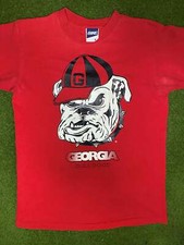 90s Georgia Bulldogs - Vintage College T Shirt Medium 