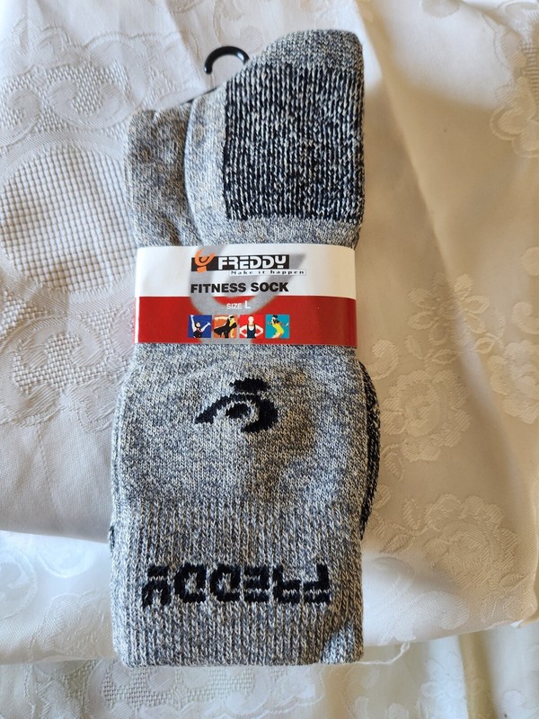 RARE Vintage FREDDY Fitness Socks 1 Pair Sz L **NEW** **WOW***