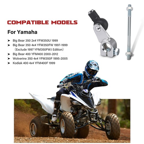 Shift Arm Linkage Cam Shift Rod for Yamaha Big Bear 2x4 4x4 YFM350 U/FW YFM400 - Picture 4 of 10
