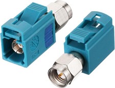 2x Fakra Z Female to SMA Male Antenna Adapter for GPS 4G LTE Telematics Bluetoot