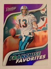2023 Panini Prestige Dan Marino /99 Franchise Favorites Purple Dolphins SP 🔥 