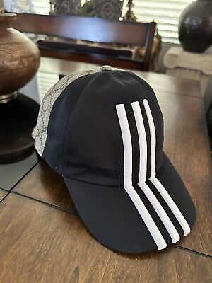 Gucci x Adidas Collaboration Double Visor Cap Size L (59cm Gucci x Adidas Collaboration Double Visor Cap Size L (59cm