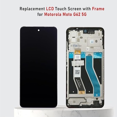 Digitalizador de pantalla LCD para Motorola Moto G62 5G XT2223-2 + Repuesto de marco FABRICANTE DE EQUIPOS ORIGINALES - Imagen 2 de 7