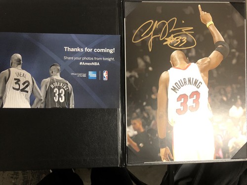 Alonzo Mourning Signed Miami Heat Photo #33 - Picture 2 of 8