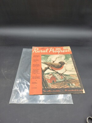 #ad #ad VINTAGE 1937 MARCH RURAL PROGRESS MAGAZINE CATALOG BOOK SENATOR WM BORAH $13.00