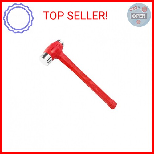 24 oz Dead Blow Hammer Dual Head Ball Peen Blow Striking Flat Pein Non-Slip Hand