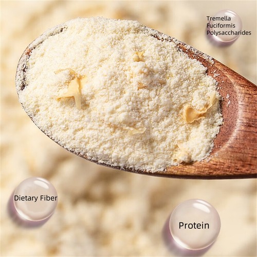 500g Bird's Nest Tremella Soybean Milk Powder Instant Nutritious Breakfast - Foto 7 di 12