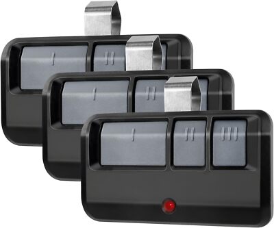 3Pack For Liftmaster Chamberlain Sears 893LM 893MAX Garage Door Opener Remote