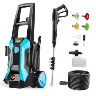 #ad Electric Pressure Washer 4500 PSI 4 Quick Nozzles 2.4GPM 23FT Outlet Hose $139.69