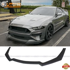 FOR 2018-2023 MUSTANG GT PERFORMANCE STYLE PP ADD-ON FRONT BUMPER LIP SPLITTER