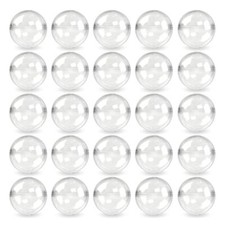 50 Pack 1.1 Inch Clear Round Capsules Gumball Vending Machine Capsules for Party
