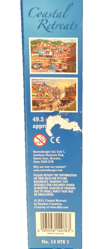 Ravensburger 2x500pc Coastal Retreats by Stephen Cummins 2014 jigsaw puzzle Rare - Picture 2 of 2