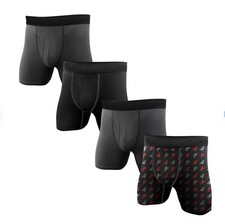 Reebok Men's Speedwick Performance Training Boxer Briefs 4 Pack L 36-38 