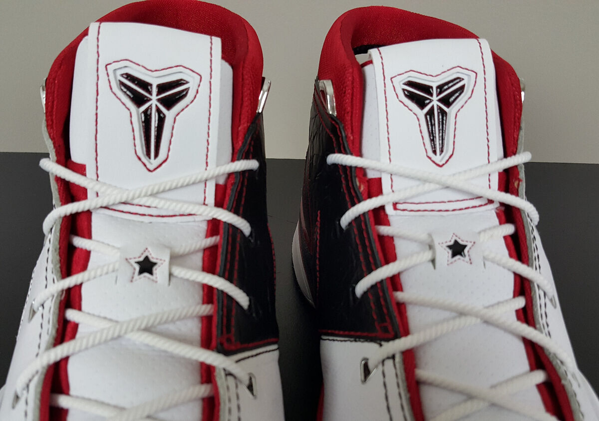 NIKE KOBE 1 PROTRO ALL-STAR WHITE VARSITY RED BLACK RARE NIKE KOBE 1 PROTRO ALL-STAR WHITE VARSITY RED BLACK RARE