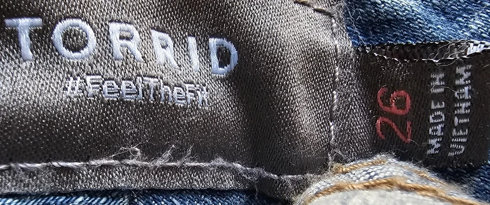 Torrid Womens Shorts Size 26 26W Blue Jean - Image 2 of 4