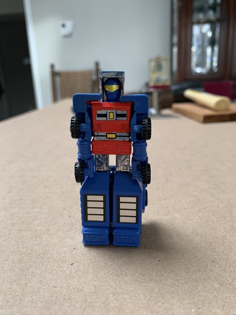 Vintage Bandai 1983 Machine Robo MR-18 Die-Cast Transforming Robot