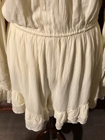 Free People Ruffle & Lace Romper/Beach Cover Up Size M *NEW*