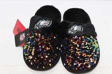 FOCO Philadelphia Eagles Sequin Slipper - Womens Medium 7-8