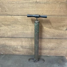 Vintage Bike / Bicycle Wooden Handle Floor Pump  Shop Pump