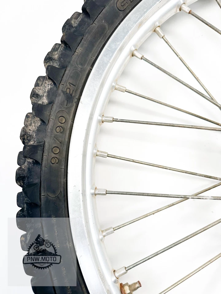 Suzuki RMZ250 RMZ 250 2004 2005 2006 OEM EXCEL LLANTA DELANTERA NEUMÁTICO BUJE COMPLETO Foto 3 de 4