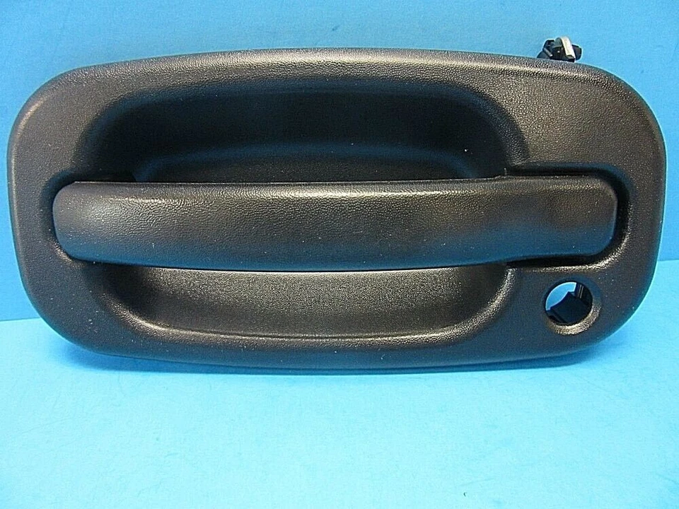 Manija de puerta exterior delantera izquierda lado del conductor reemplaza GM CON orificio de llave OEM# 15034985 Foto 2 de 4