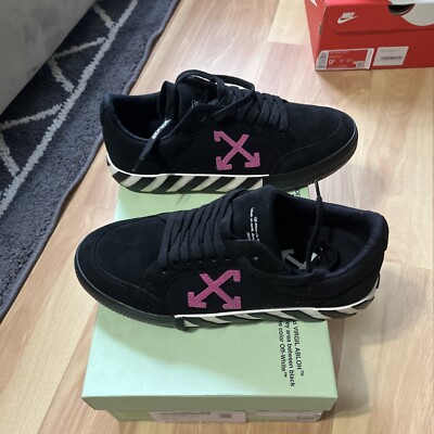 Size 9.5 - Off-White Vulc Sneaker 2019 Black Fuchsia
