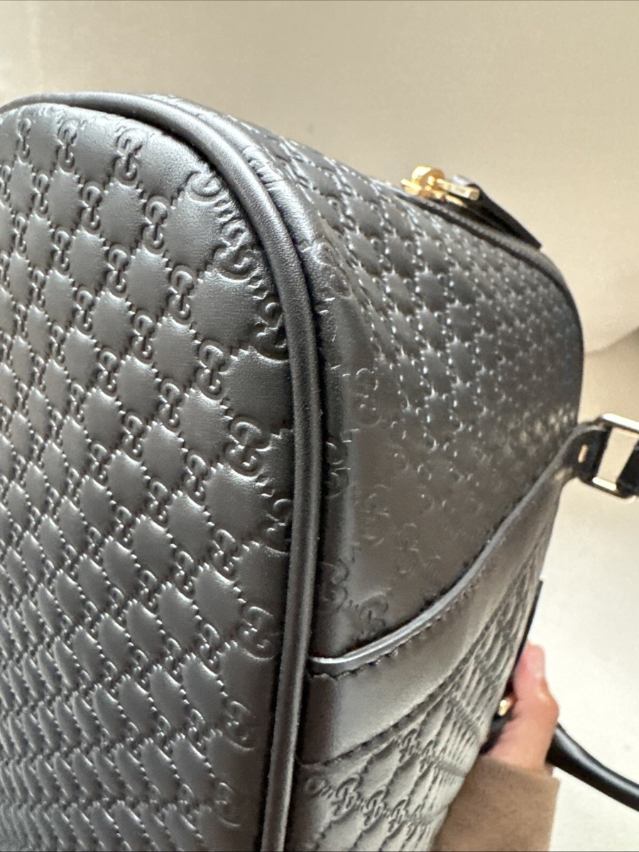 Gucci GG Guccissima Dome Satchel Shoulder Bag In Black | eBay Gucci GG Guccissima Dome Satchel Shoulder Bag In Black | eBay