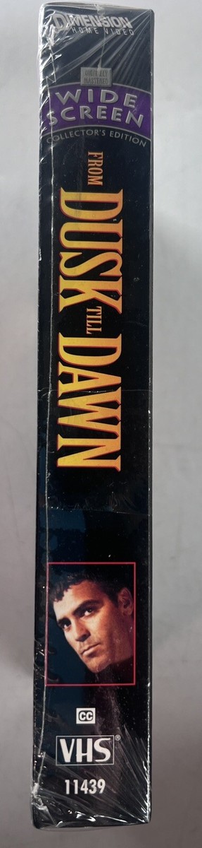 Rare From Dusk Till Dawn VHS Widescreen Collector's Edition Sealed
