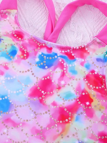 Kids Girls Swimwear Cartoon Swimsuit Leotard Bathing Suit One-Piece Beachwear - Picture 99 of 134