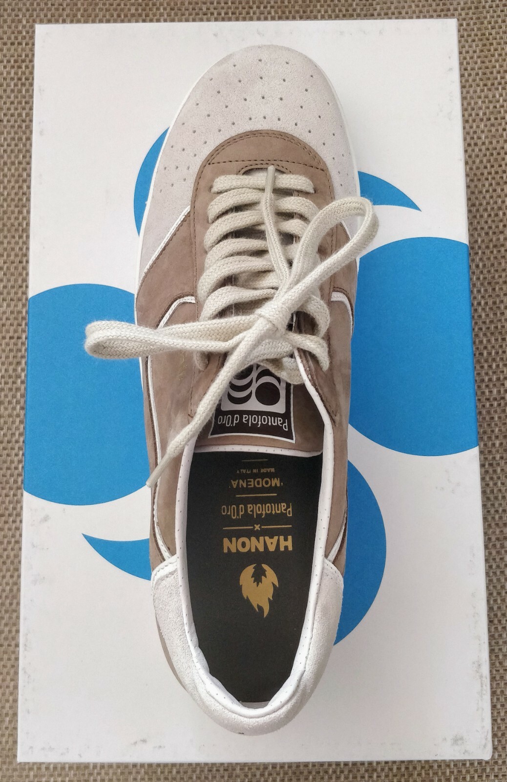 PANTOFOLA D’ORO Pantofola d'Oro Modena Hanon Limitato solo 72 paia Sabbia UK 7 5 EU 41 5