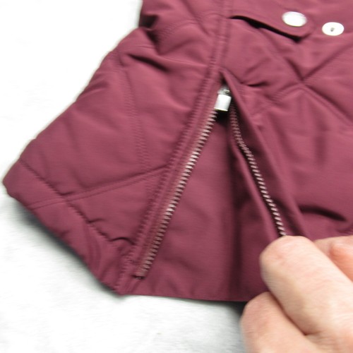 Ariat Jacket Womens Small Purple Insulated Waist Tab Quilted Full Zip Puffer - Picture 17 of 20