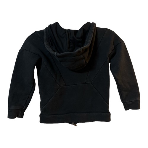 Air Jordan Black Zip-Up Hoodie – Boys Size 5, Good Condition - Picture 3 of 4