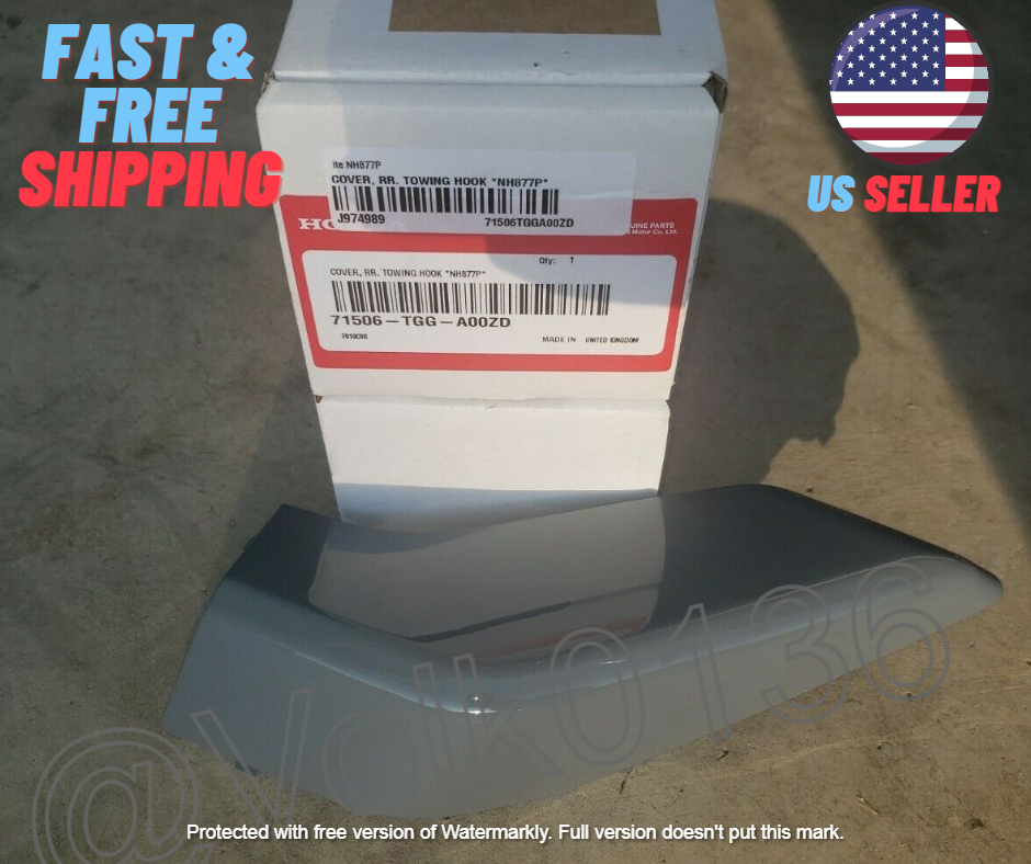 2017 - 2021 Honda Civic Rear Tow Hook Cover Sonic Gray Pearl 71506