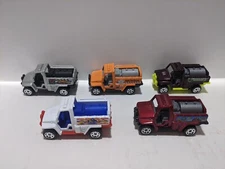 MATCHBOX 2001 HERO CITY Foam FIRE TRUCK DEPT LADDER ALL 5