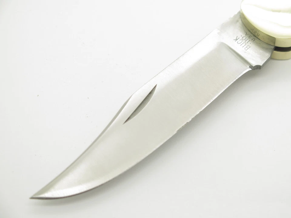 Vintage Buck 110 Folding Hunter Lockback Knife 440C Blade 2 Dot - Image 3 of 4