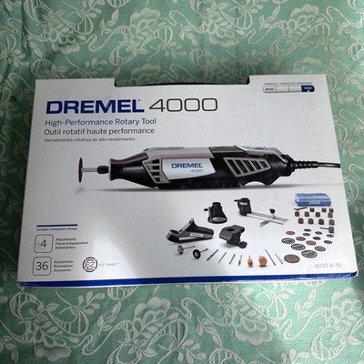 Dremel 4000-4/36 Rotary Tool Kit with Attachments, Accessories, & Carrying Case