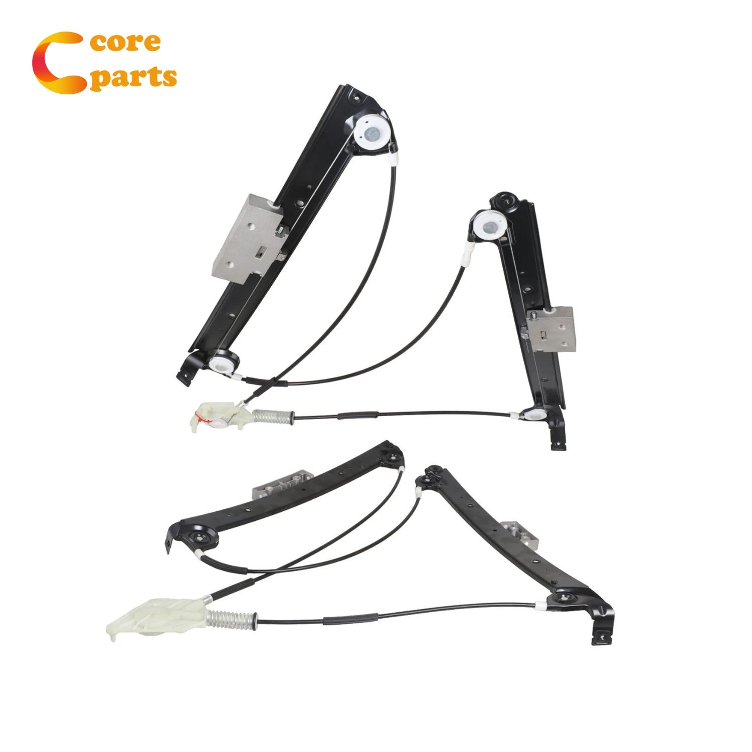 2pcs Front Left & Right Window Regulator for 2004-18 Bentley Continental GT US