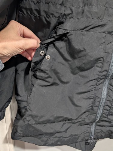 Chaqueta Carhartt Rain Defender Bolsillos con Capucha Negra Cremallera Completa Mujer Talla S 0C4221-W - Imagen 21 de 22