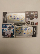 2011 Sage Cam Newton/Mark Ingram Dual Auto 3/100! Heisman Trophy Winners! Rare!