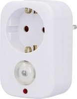 Unitec Zwischenstecker DäMmerungssensor Weiss Steckdose
