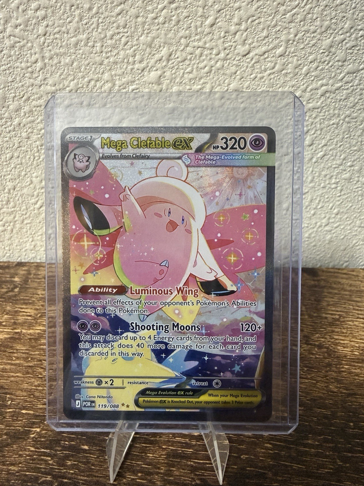 Mega Clefable ex - SIR, Special Illustration Rare # 119/088 from Perfect Order