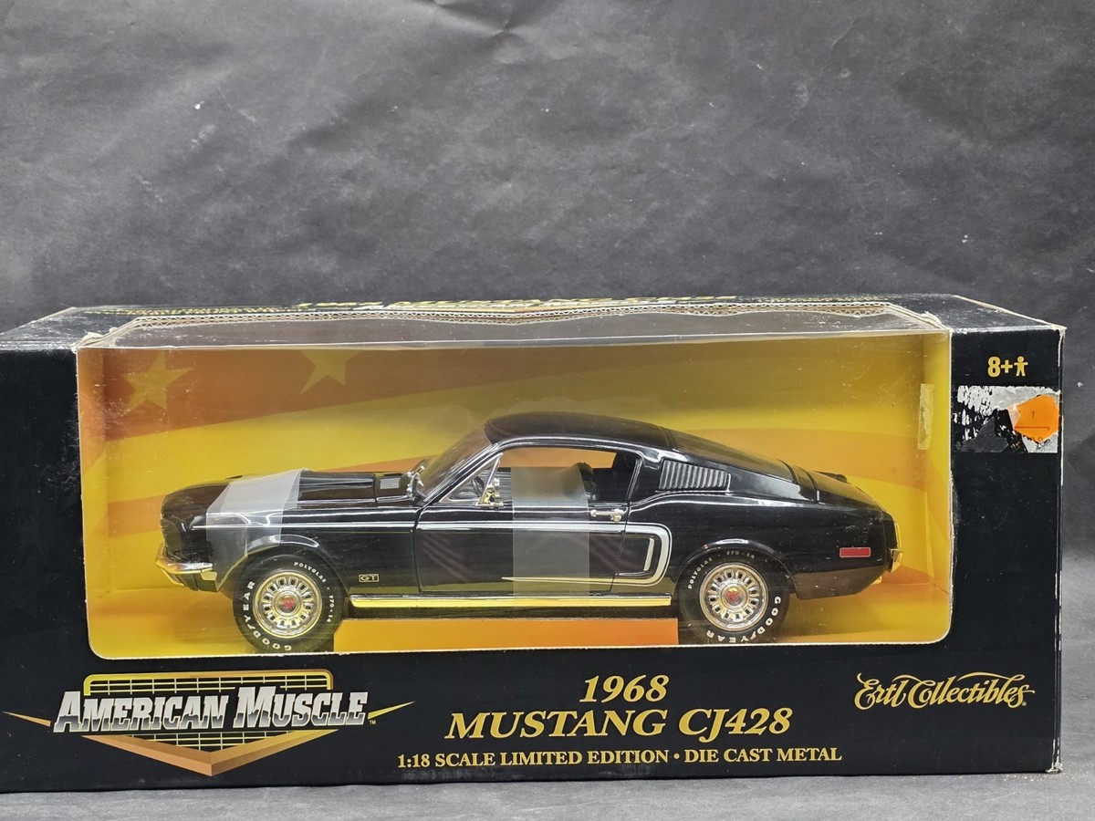 104-044 Cult 1/18 フォード Mustang Wagon ERTL American Muscle 1968 Ford Mustang GT CJ428 1:18 Scale Diecast