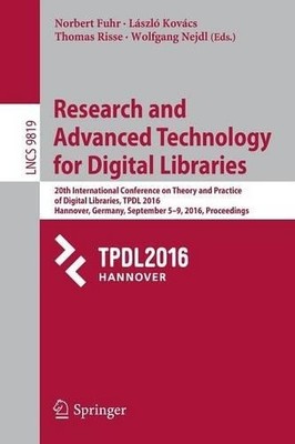 Research and Advanced Technology for Digital Libraries - 9783319439969