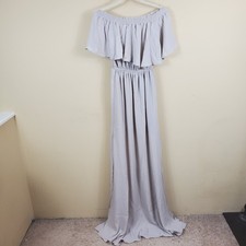 Show Me Your Mumu Hacienda Maxi Dress in Show Me The Ring Crisp Size S