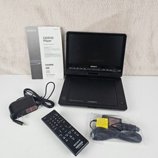 Sony DVP-FX94 Portable CD DVD Player with Screen Remote Car Charger AC Adapter