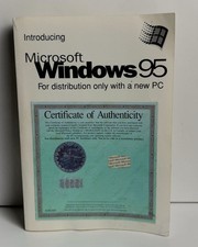 Microsoft Windows 95 Introducing Windows Manu...