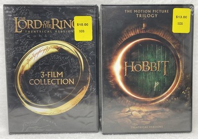 Hobbit & Lords Of The Rings 3-Film Collection (DVD Sets, 2018) SEALED BRAND NEW
