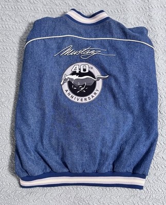 Ford Mustang 40th Anniversary Racing Jacket Champions Coat Mens