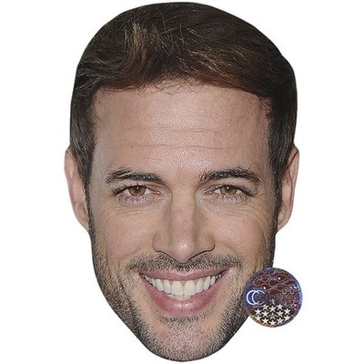 William Levy Big Head. Größer als das Leben Maske.